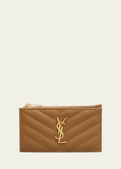 zip fragments ysl monogram zip pouch wallet|Saint Laurent Wallets & Card Cases for Women .